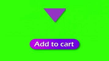 click arrows button element animation for website and more video