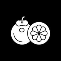 Mangosteen Vector Icon Design