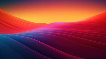 Retro Gradient Background - Nostalgic Color Blend for Artistic Design, AI Generated photo