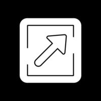 Arrow Upper Right Vector Icon Design