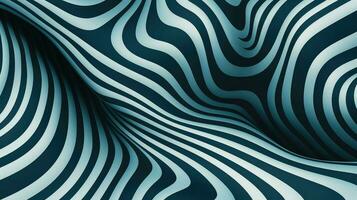 abstract wavy optical illusion ai generated photo