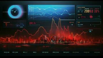 technology route dashboard futuristic ai generated photo