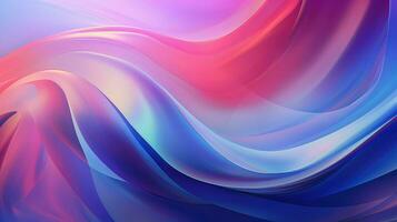 abstract gradient iridescent shape ai generated photo