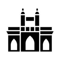 Mumbai Vector Glyph Icon For Personal And Commercial Use.