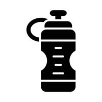 Sport Bottle Vector Glyph Icon For Personal And Commercial Use.