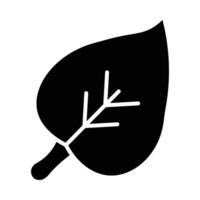 Leaf Vector Glyph Icon For Personal And Commercial Use.