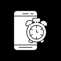 Mobile Alarm  Vector Icon Design
