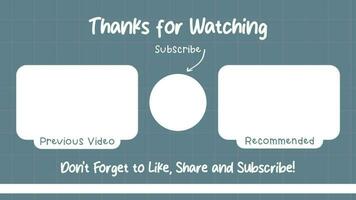 youtube fim tela com cinzento fundo vídeo. Youtube vídeo modelos, fundos, outro cartões, fim telas, bandeiras, canais. social meios de comunicação Projeto. animação Youtube fim tela. video