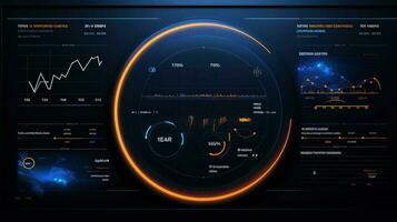 technology route dashboard futuristic ai generated photo