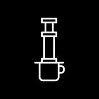 diseño de icono de vector de aeropress