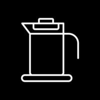 French Press Vector Icon Design