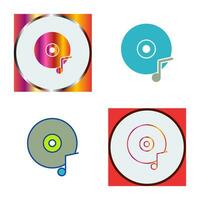 Music CD Vector Icon