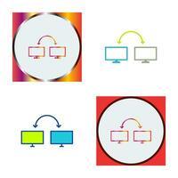 Unique Connected Systems Vector Icon