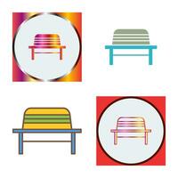 Garden Bench Vector Icon