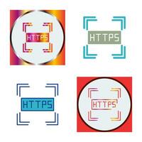 icono de vector de https