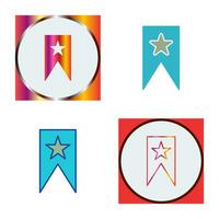 Unique Bookmarking Services Vector Icon