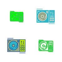 Turntable Vector Icon