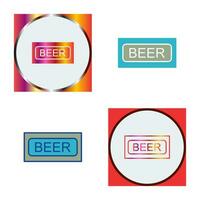 Beer Sign Vector Icon