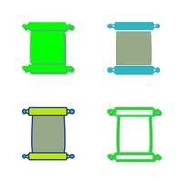 Scroll of Paper Vector Icon