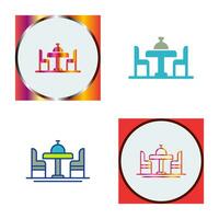 Dinning Table Vector Icon