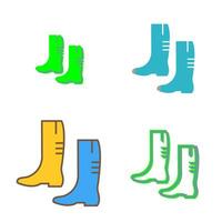 Gardening Boots Vector Icon