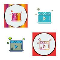 Video Player Vector Icon