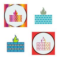 Firewall Vector Icon