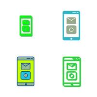 Unique Mobile Applications Vector Icon