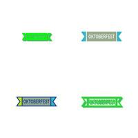 Oktoberfest Banner Vector Icon