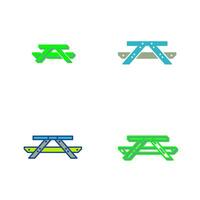 Picnic of Table Vector Icon