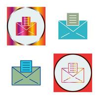 Email Documents Vector Icon