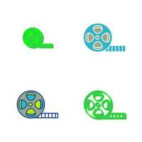 Film Reel Vector Icon