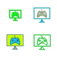 Unique Online Games Vector Icon