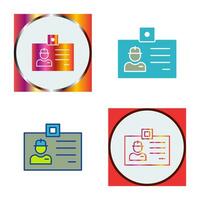 Identity Card Vector Icon