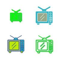 icono de vector de tv