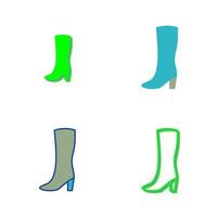 Long Boots Vector Icon