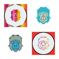 Gorilla Vector Icon