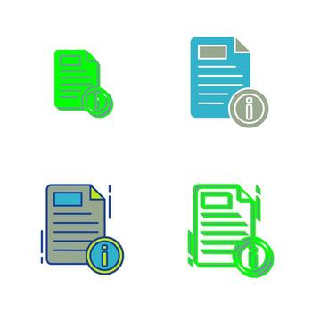 icono de vector de documento