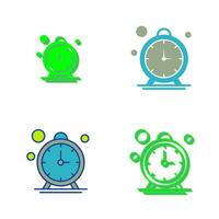 icono de vector de reloj de parada