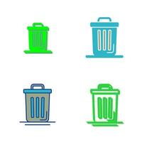 Trash Can Vector Icon