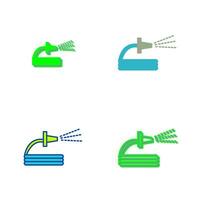 Unique Spraying Water Vector Icon