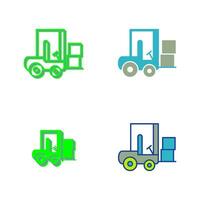 Forklifter Vector Icon