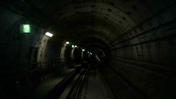 Inside the Subway Tunnel video