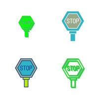 Stop Sign Vector Icon