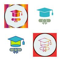 Graduation Hat Vector Icon