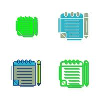 Notepad Vector Icon