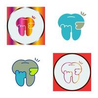 Toothache And Plaque Vector Icon