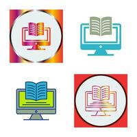 Digital Learning Vector Icon