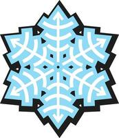 Paper Snowflake vector editable