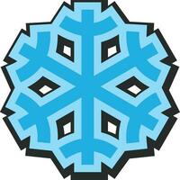 Paper Snowflake vector editable